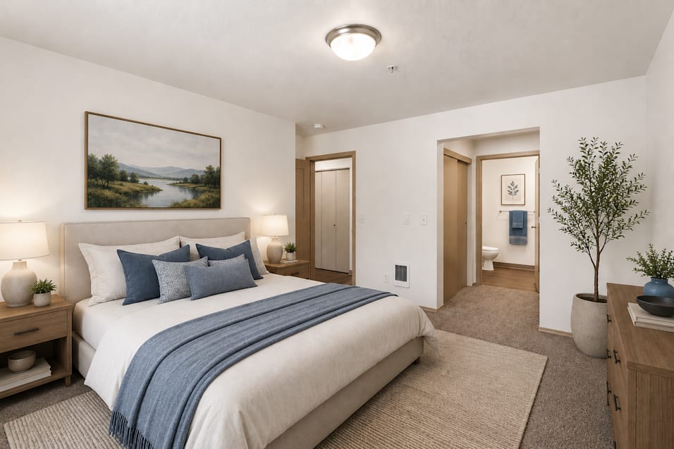Spacious Bedrooms